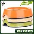 Recycle and sustainable bamboo fiber pet bowl